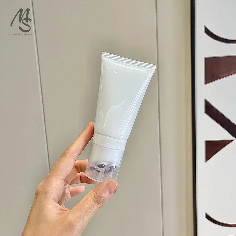 1/5/10 шт. 60 г косметическая мягкая трубка стальной шарик массажная бутылка крем для