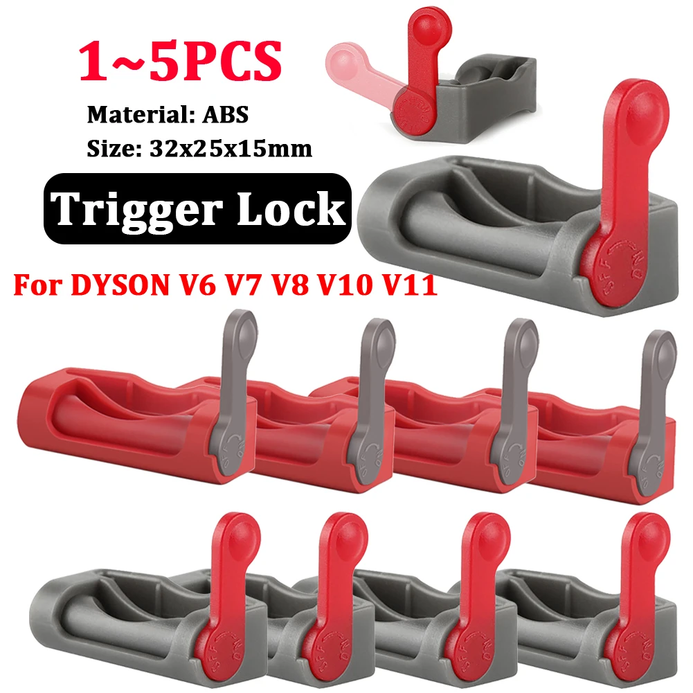 

Спусковой замок для Dyson V6 V7 V8 V10 V11 V12 V15, ручной пылесос, переключатель, запасная часть, аксессуары для бытовой техники, 1-5 шт.