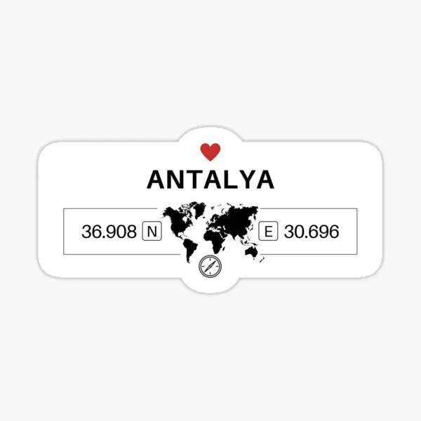 

Antalya Gps Map Sticker Auto Car Paste 17CM