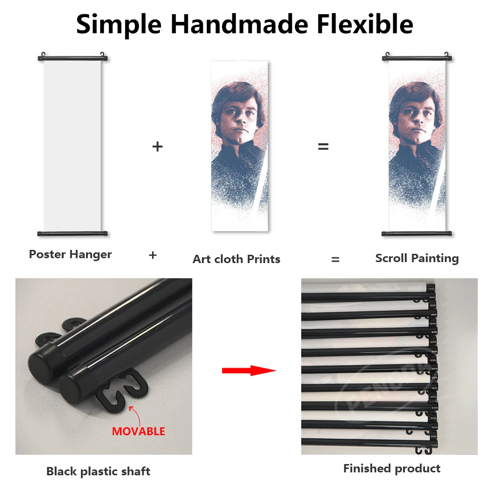 Холст Leia органа соло печатная звезда искусство на стену Финна Люк Скайуокер