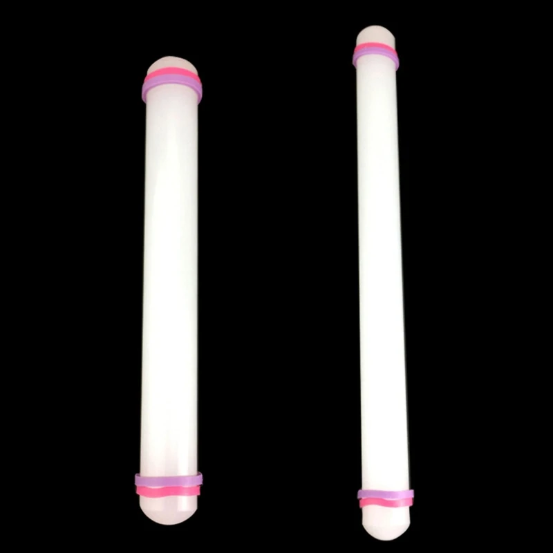 

2 Sizes Non-stick Plastic Rolling Pin Fondant DIY Kitchen Dumpling Roller