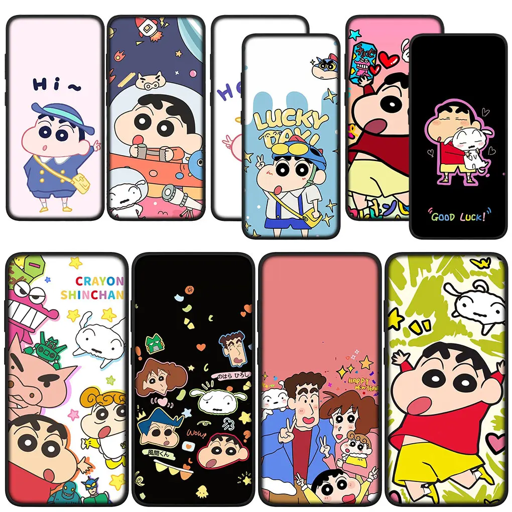 Чехол C-Crayon S-Shins C-Chans S-Shinchans для Samsung Galaxy Note 20 Ultra 10 8 9 S10 Lite S9 A6 A8 Plus A7 A9 A06 A16 M35