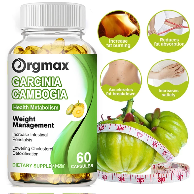 

Pure Organic Garcinia Cambogia Extract 95% HCA Weight Loss Fat Burning and Cellulite For Women & Men Slimming Diet Product