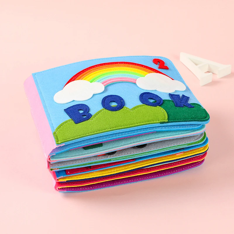 

Baby Toys Montessori Cloth Book Story Early Learning Parent-child Interactive Knowledge Reading Books Toy Skill Teaching