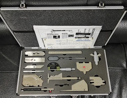 

Visual Inspection Welding Gauge KIT-4 13pcs