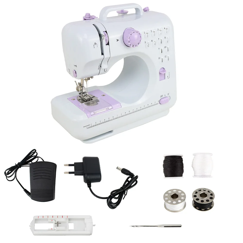 Бытовая 505 электрическая швейная машина с ножным управлением портативная