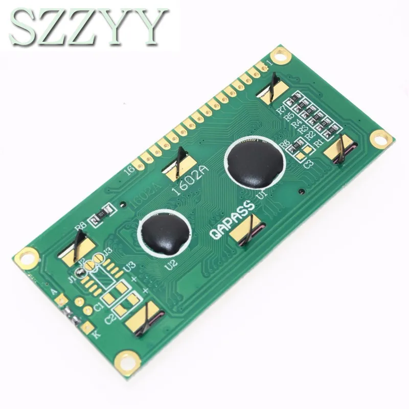 1PCS LCD1602 1602 module green screen 16x2 Character LCD Display Module.1602 5V green screen and white code for arduino