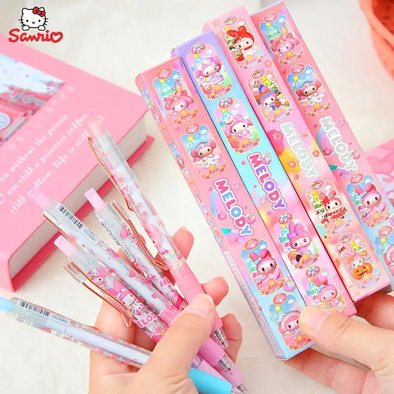 

Мультяшные аксессуары Sanrio, милый Футляр для ручек Mymelody, шариковая ручка для девочек, в форме сердца, нейтральная ручка, шариковая ручка, подарки для студентов, учиться, канцелярские принадлежности