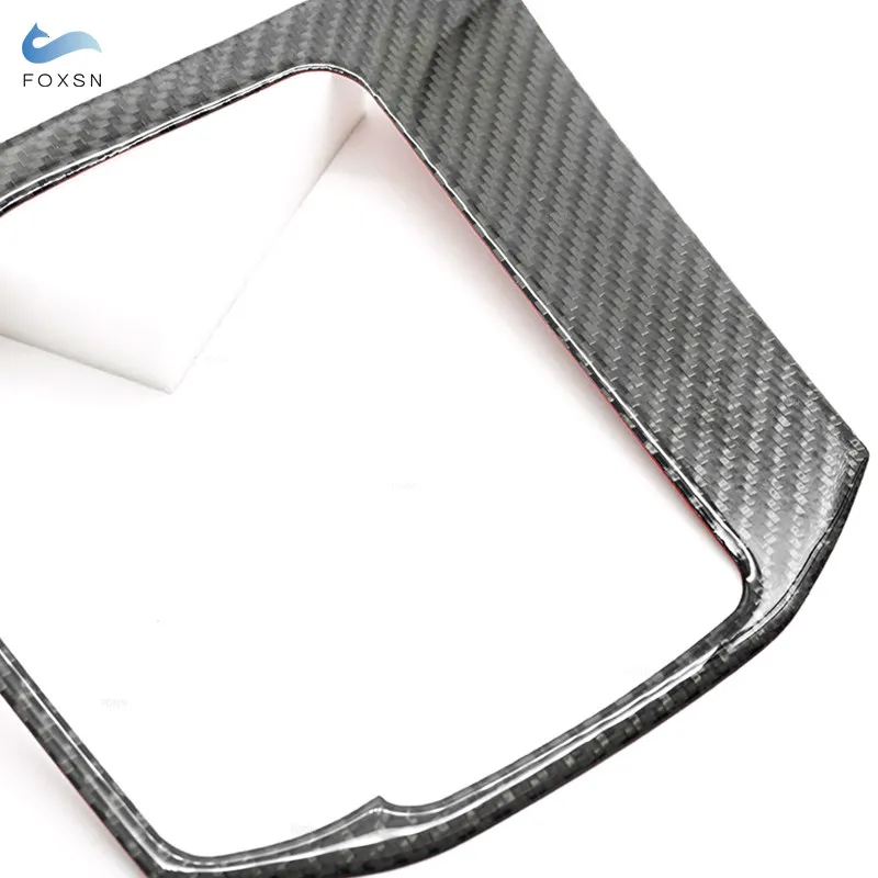 Автомобильный Стайлинг из настоящего углеродного волокна центральный