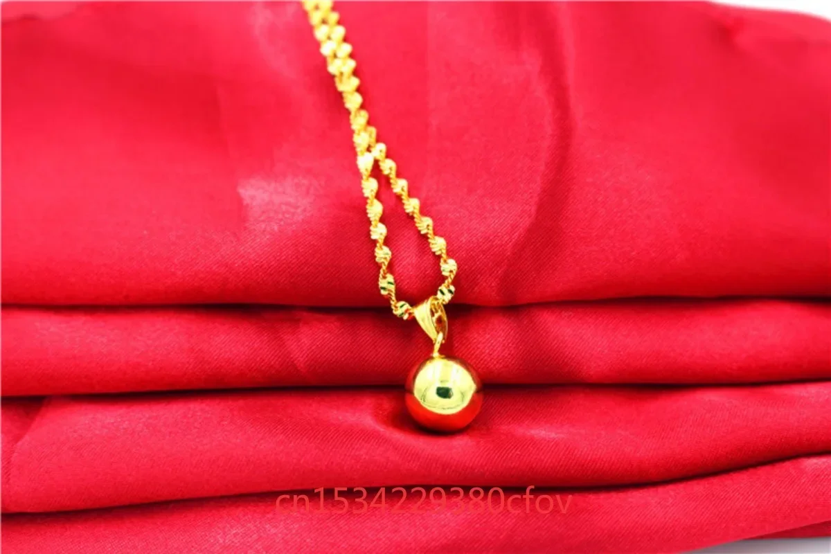 Золотое ожерелье в европейском стиле Женская модная Маленькая подвеска с