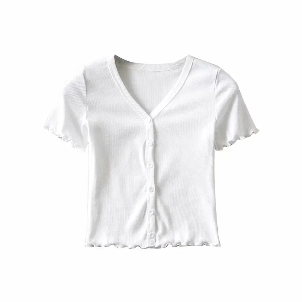 Уличная одежда Pure Desire Эстетическая укороченная футболка с высокой талией