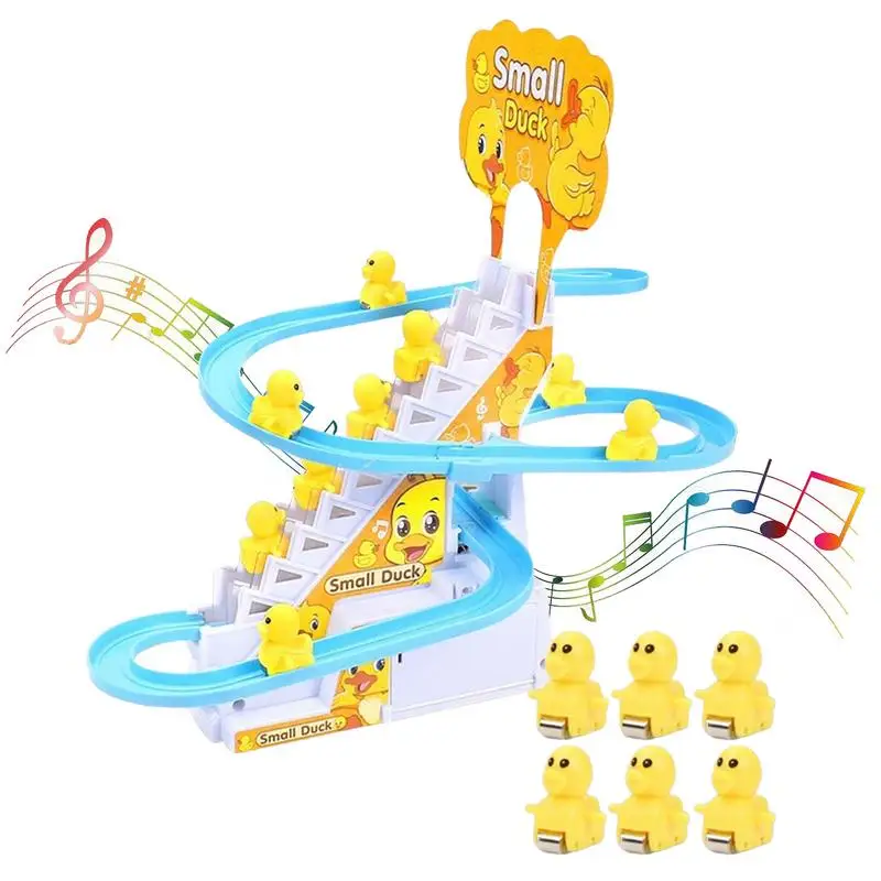 

Baby Musical Toys Sensory Duck Toy For Babies 0-6 6-12 18 Months And Toddlers 1-3 Year Old Montessori Music Toy Roller Coaster