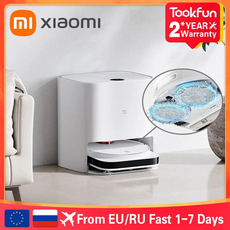 Новый самоочищающийся робот-пылесос XIAOMI MIJIA Pro STYTJ06ZHM 3000Pa LDS Лазерная навигация