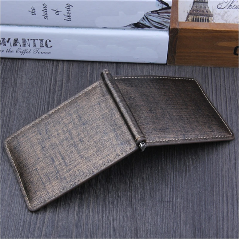 

Clutch Cards Wallet Wallet Famous Money Brand Clips Bifold Luxury Money Visiting Business Magic Men Credit Leather Card