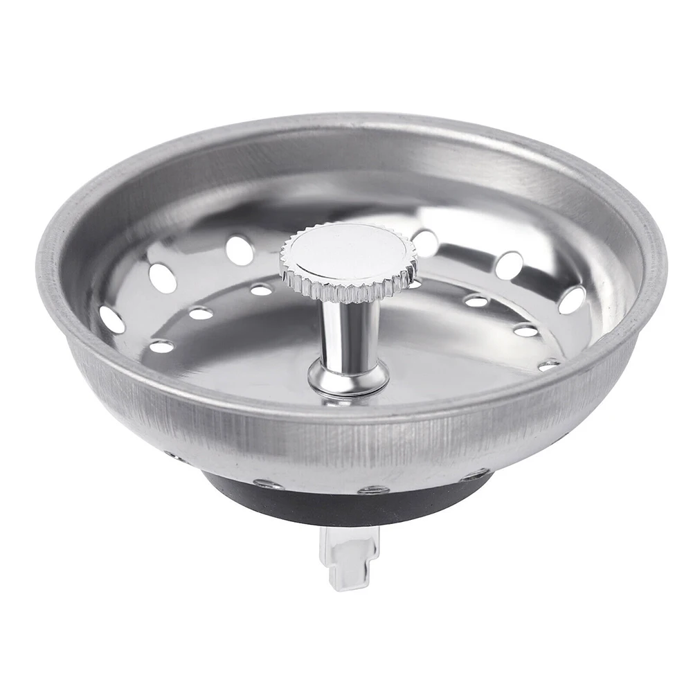 

Convenient Sink Drain Strainer and Plug Set Prevents Clogs and Holds Water in the Sink Dishwasher Safe and Long Lasting