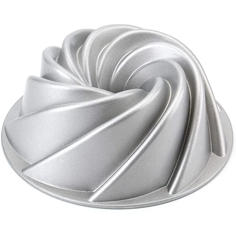 

9-Inch Non-Stick Fluted Cake Pan Round Cake Pan Specialty And Novelty Cake Pan