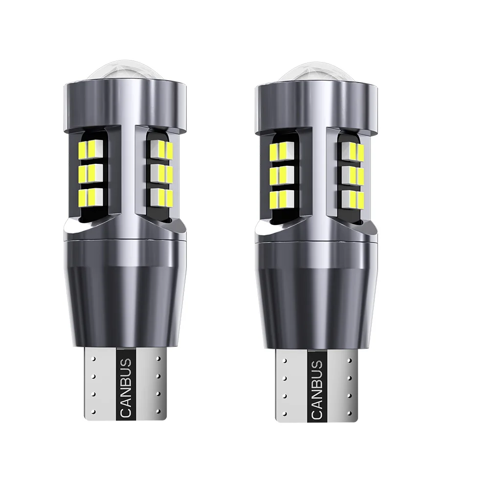 

2pcs T15 W16W Led Canbus Error Free 2016 Chips 12V 24V LED Bulbs 1000LM For Car Reversing Light Brake Lamp Super Bright White