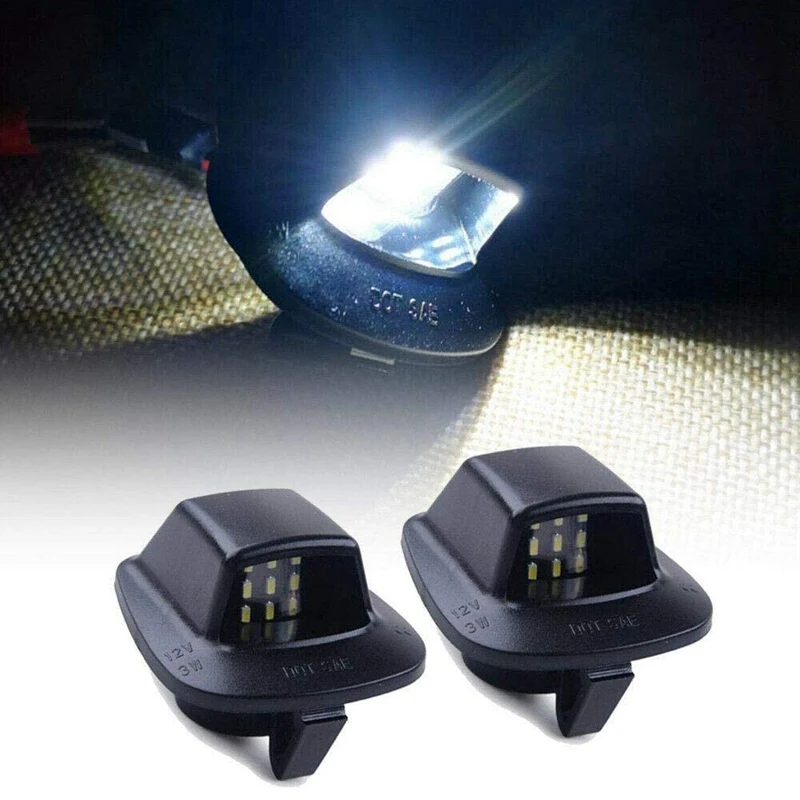 Белый светодиодный номерной знак 6000K фотосессия для Mitsubishi Raider 2006-2009 Dodge Dakota 1997-2011