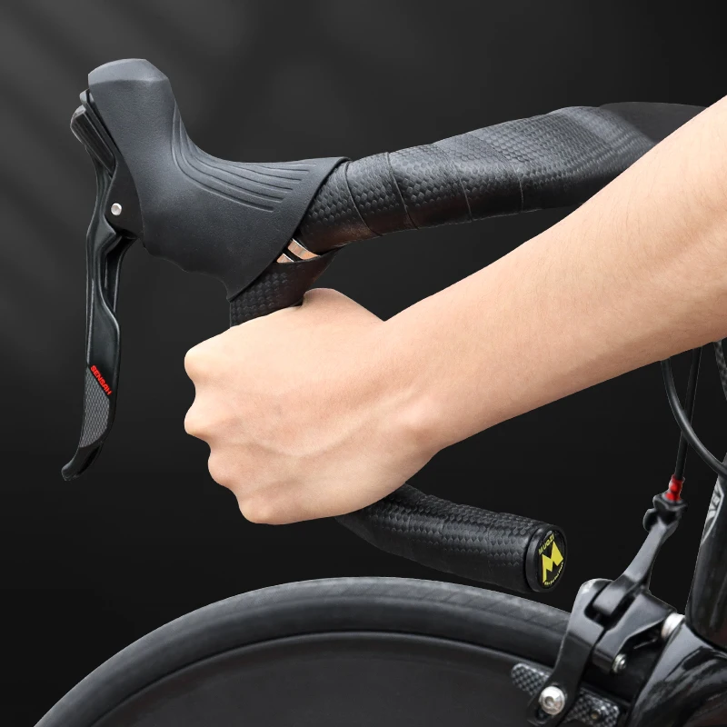 Лента для ручки шоссейного велосипеда EVA противоскользящая карбоновая текстура