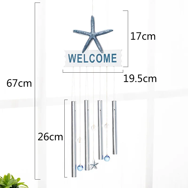 Средиземноморский стиль пляжный деревянный колокольчик кулон в форме