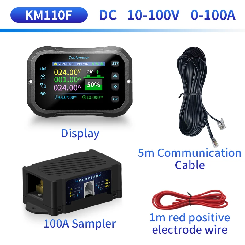 

JUNCTEK Wi-Fi Кулономер KM140F