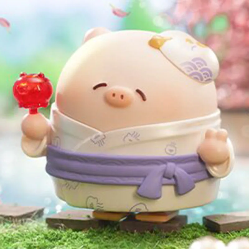 

LULU Pig Sweet Treasure Piggy Hot Spring Soup House Trip Blind Box Toy Caja Ciega Girl Figures Model Birthday Gift Mystery Box