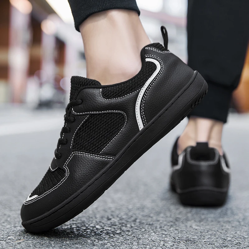 Мужская прогулочная обувь босиком дышащая удобная с широким носком повседневные