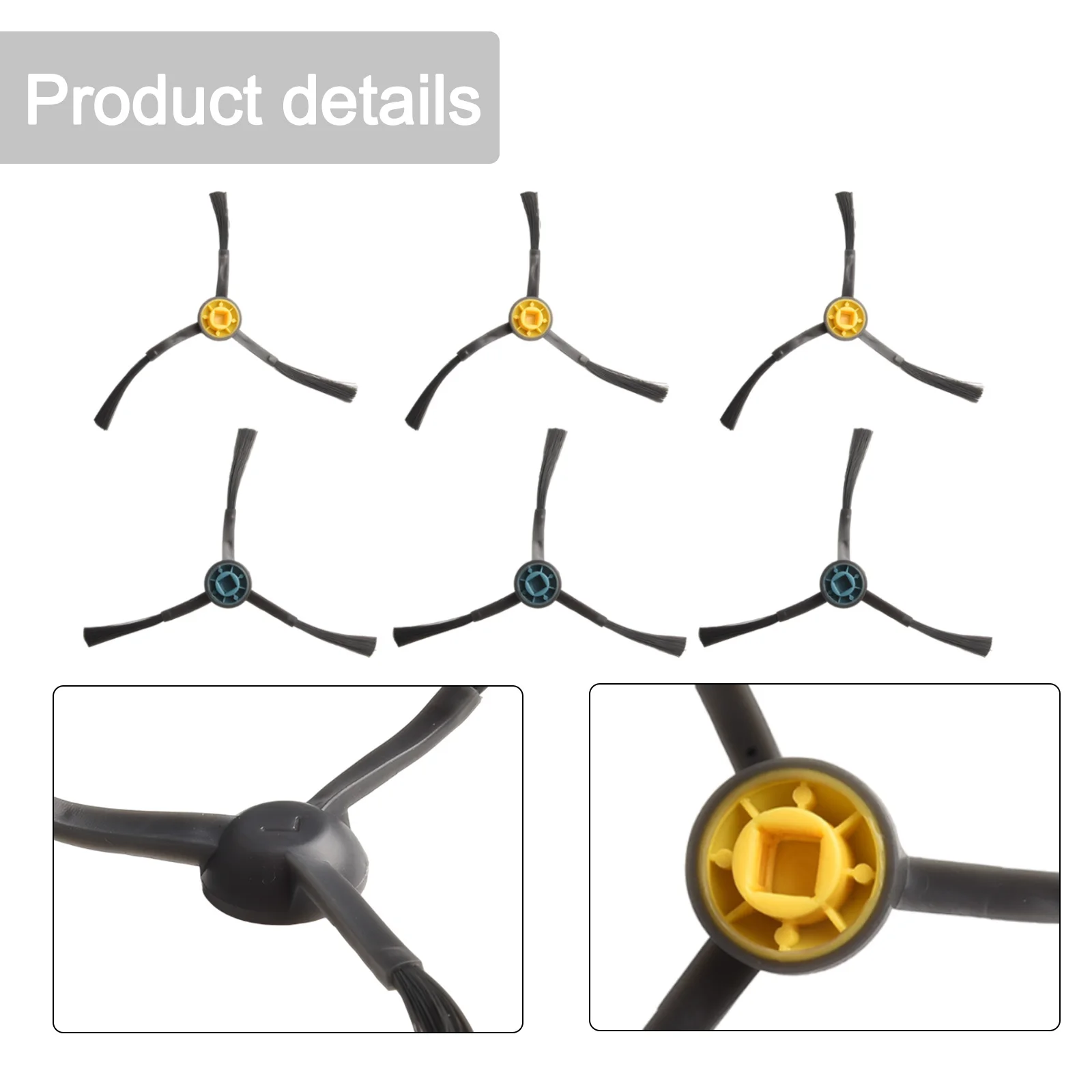 Запчасти для пылесоса детали боковые щетки подходят Fakir Robert R-S 770