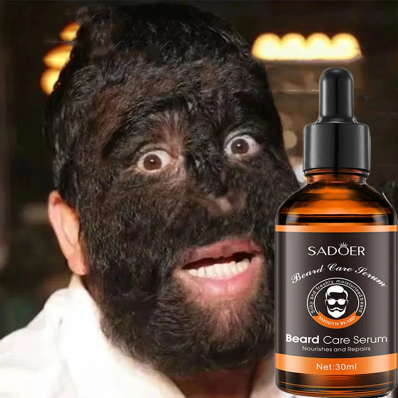 

Growth Beard Oil For Men Beard Thicker & More Full Thicken Hair Beard Treatments Serum Natural Beard Care Hair Loss Products