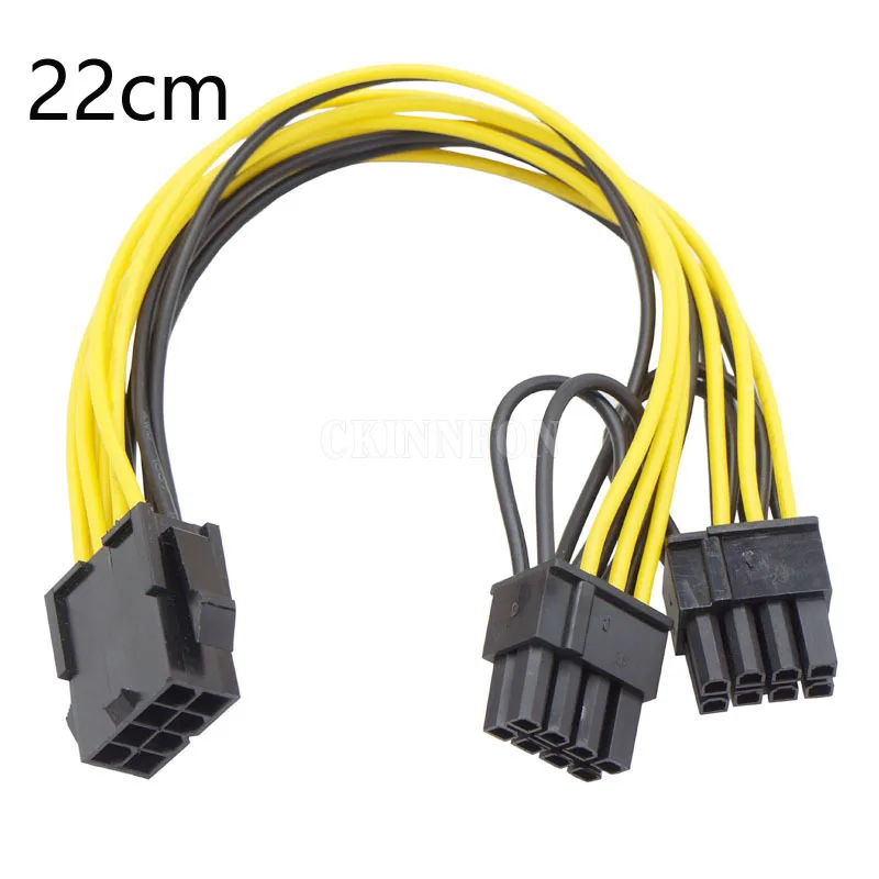 

50 шт., адаптер для компьютерной видеокарты, 8pin, 6 + 2Pin