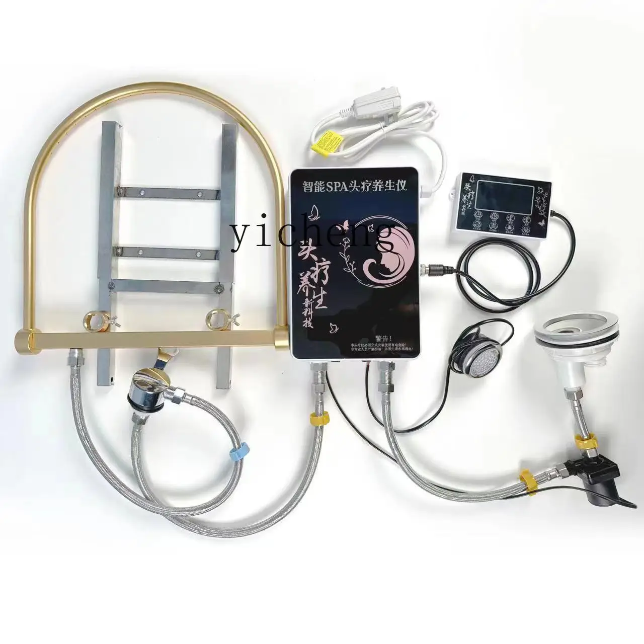 

Массажер для головы XL, аксессуары для ванной, занавески, локтя, внешнее встроенное оборудование для циркуляции воды