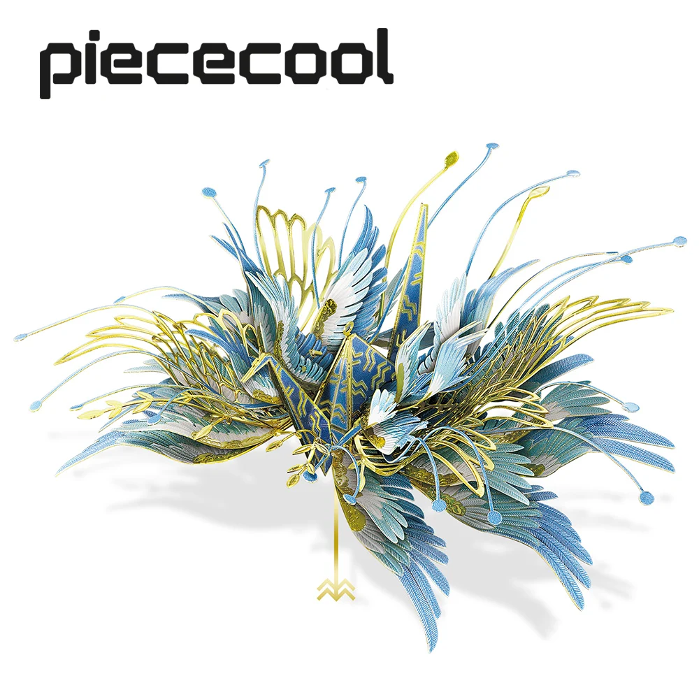 

Piececool 3D Metal Puzzle-Aquarius One Thousand Origami Carnes for Aquarius Model Kits DIY Jigsaw Toy For Adults Children