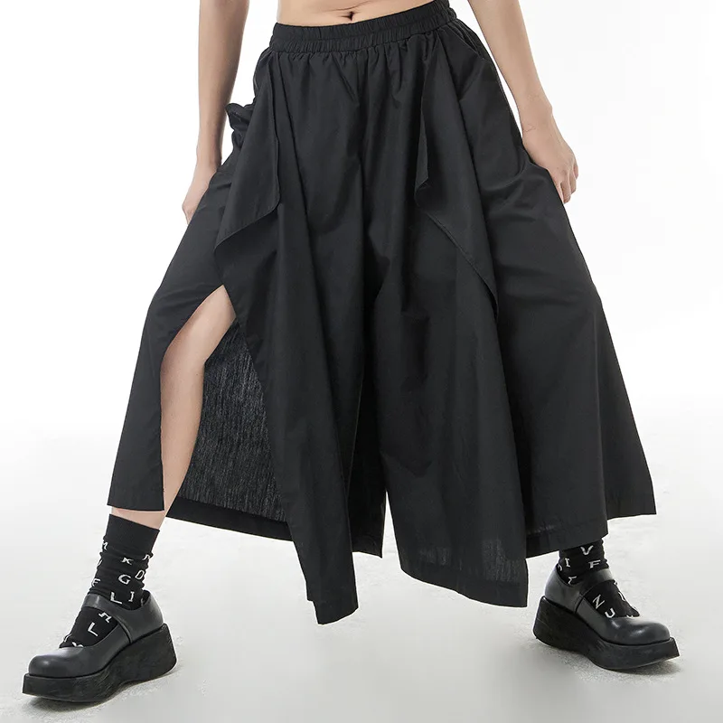 

Брюки-карго женские с эластичным поясом, спортивные штаны с широкими штанинами, весна-лето