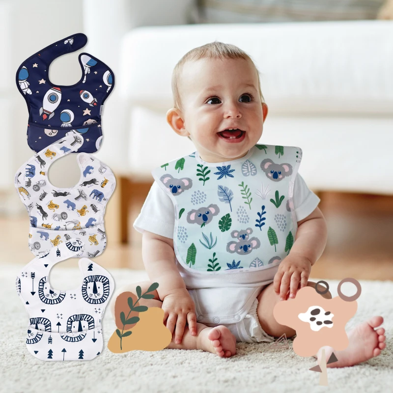 

1 шт., водонепроницаемый нагрудник для младенцев, с защитой от пятен и запаха