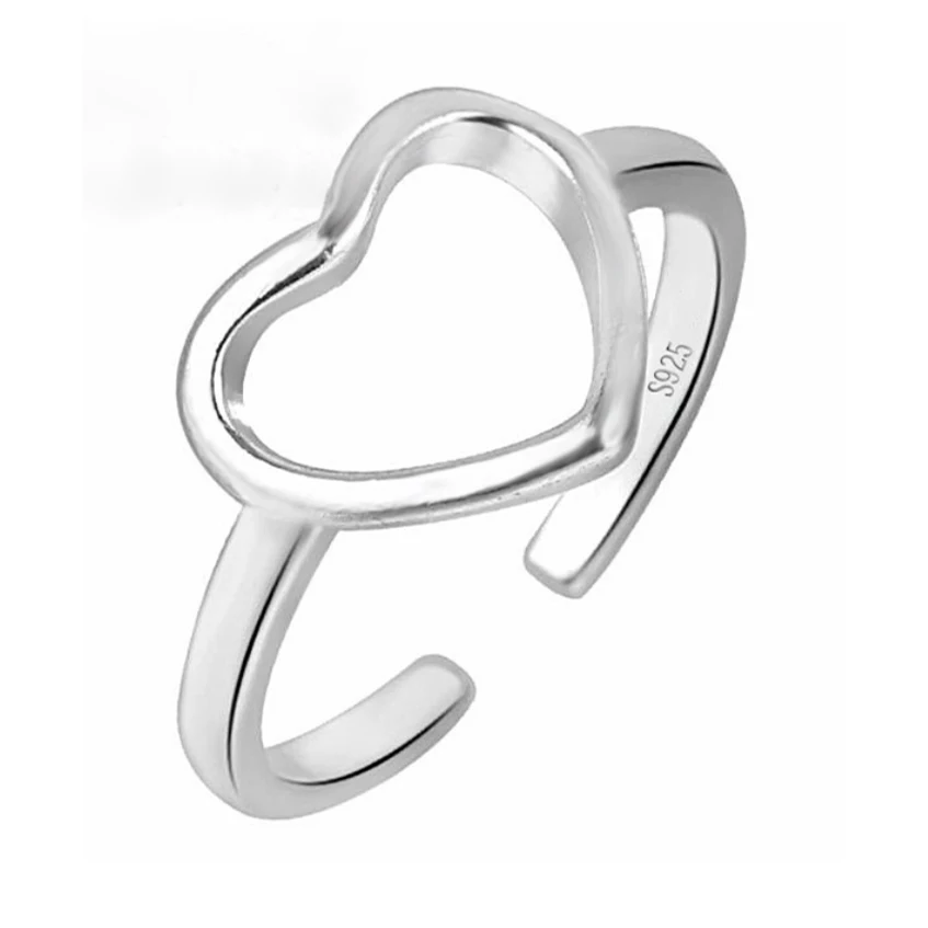 

HMIXN Heart hollow out Ring Adjustable Size
