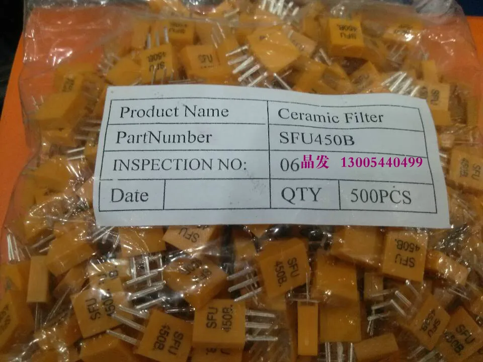 

10PCS Ceramics Crystal Resonator SFU450B 450K Special Filter For Radio On Remote Control 3 Feet