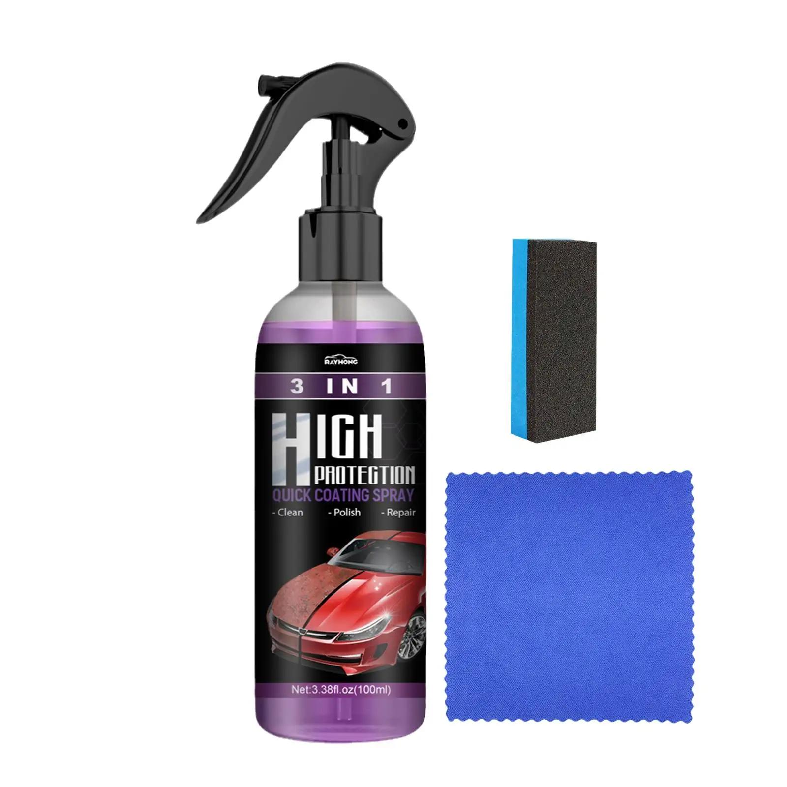 3 в 1 автомобильная краска-спрей 30 мл/100 мл