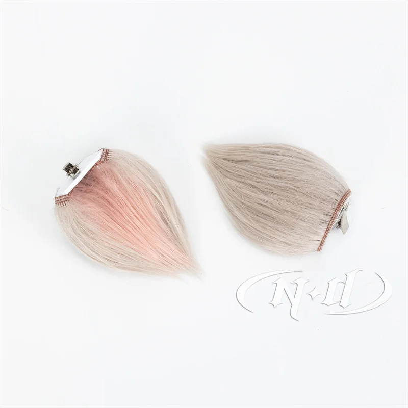 Парик Для Косплея Arknights Eyjafjalla Длинный Коричневый С Отверстием Ушей Аксессуар