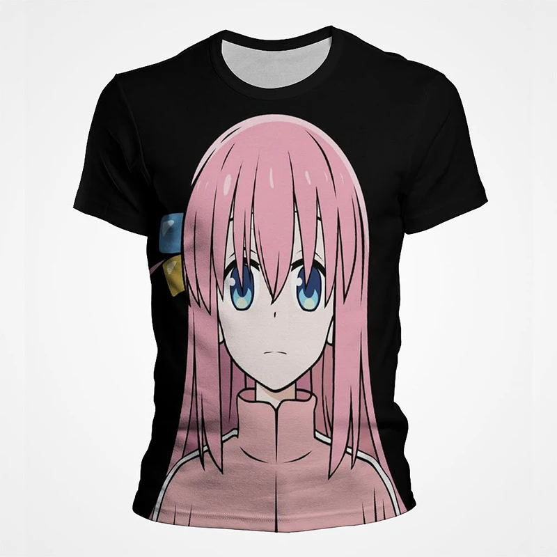 

Cartoon Anime Graphic T Shirt Fashion Streetwear Men's T-shirt Cool Summer Short Sleeve 3D Print Tops Men Womens Clothing