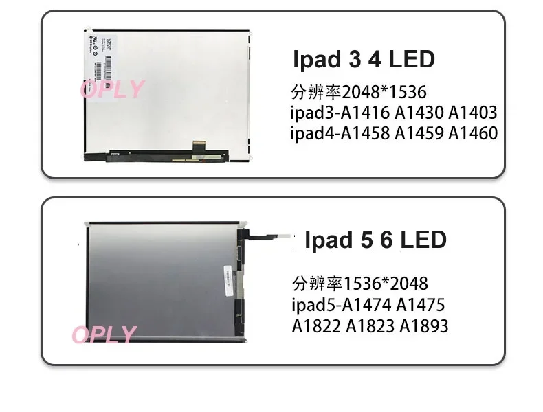 Плата контроллера для Ipad 5 6 комплект A1474 A1475 A1822 A1823 A1893 2048X1536 9 7 дюйма EDP 2 Type-C mini