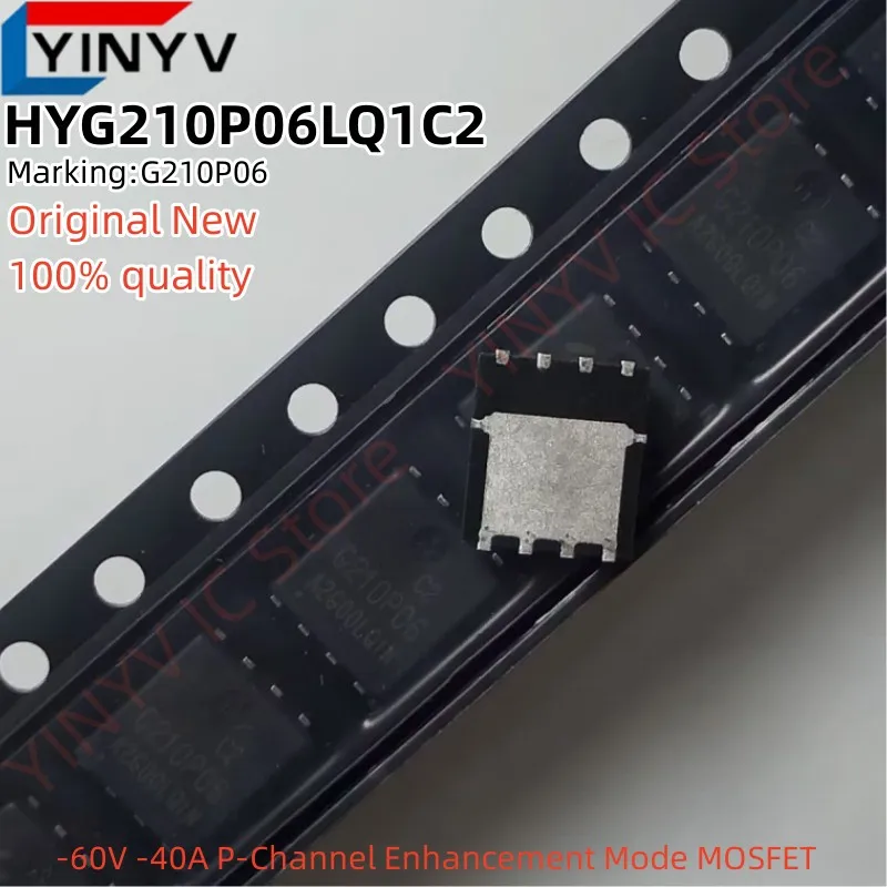 

10-50pcs HYG210P06LQ1C2 G210P06 HYG210P06 -60V -40A P-Channel Enhancement Mode MOSFET Original New 100% quality