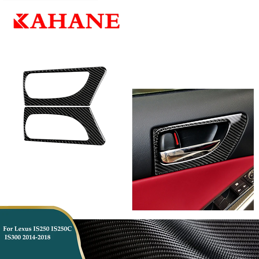 

Car Sticker Door Handle Decoration For Lexus IS250 IS250C IS300 2014-2018 Interior Accessories Carbon Fiber Material Moulding