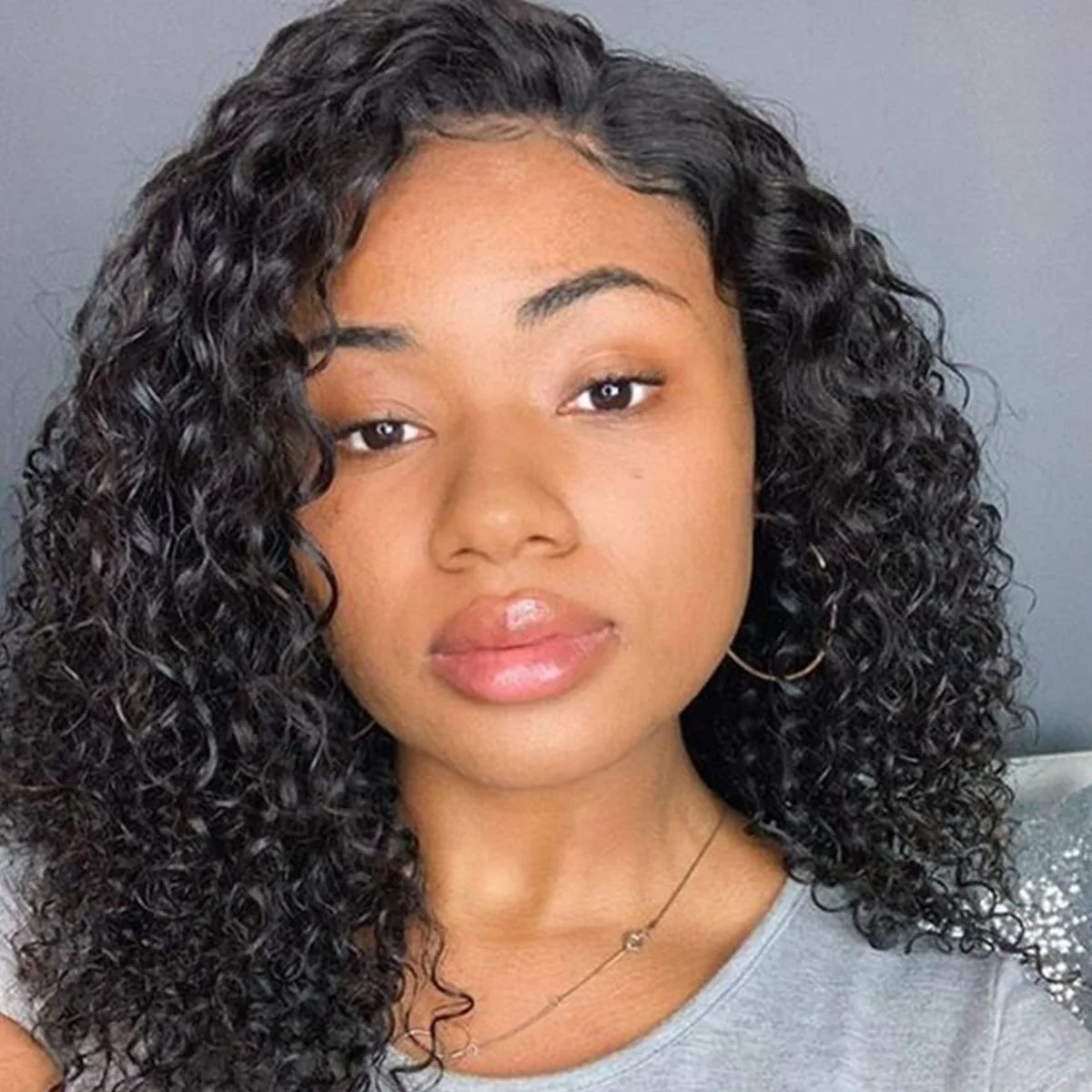 UNIKY 13x4 Фронтальный парик с глубокими волнами прозрачные 36-дюймовые волосы Remy для