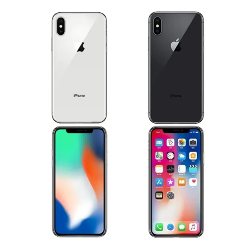 Apple iPhone X, 5.8-дюймовый OLED-дисплей, шестиядерный процессор, двойная камера 12 МП, 256 ГБ ПЗУ, разблокированный мобильный телефон, Face ID, 4G LTE, NFC — восстановленный (art.: 3920d9df507ef) - 3920d9df507ef
