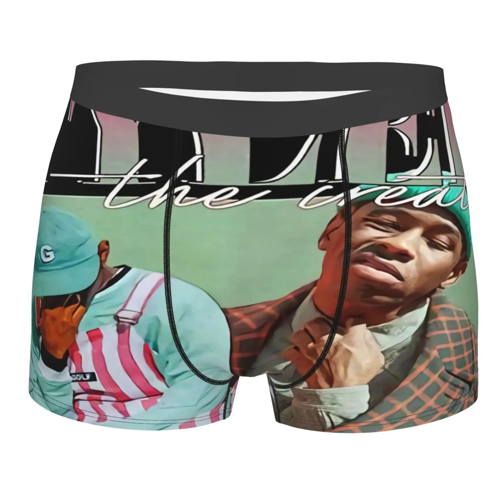 

Мужское нижнее белье в стиле Тайлер The Creator 90-х годов, нижнее белье для мужчин и женщин, сексуальное мужское нижнее белье в стиле 1950-х, с мешочк...