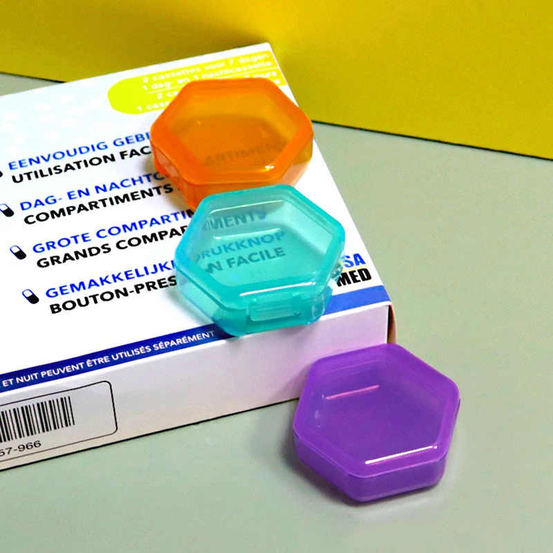 

3 шт., компактный органайзер для таблеток