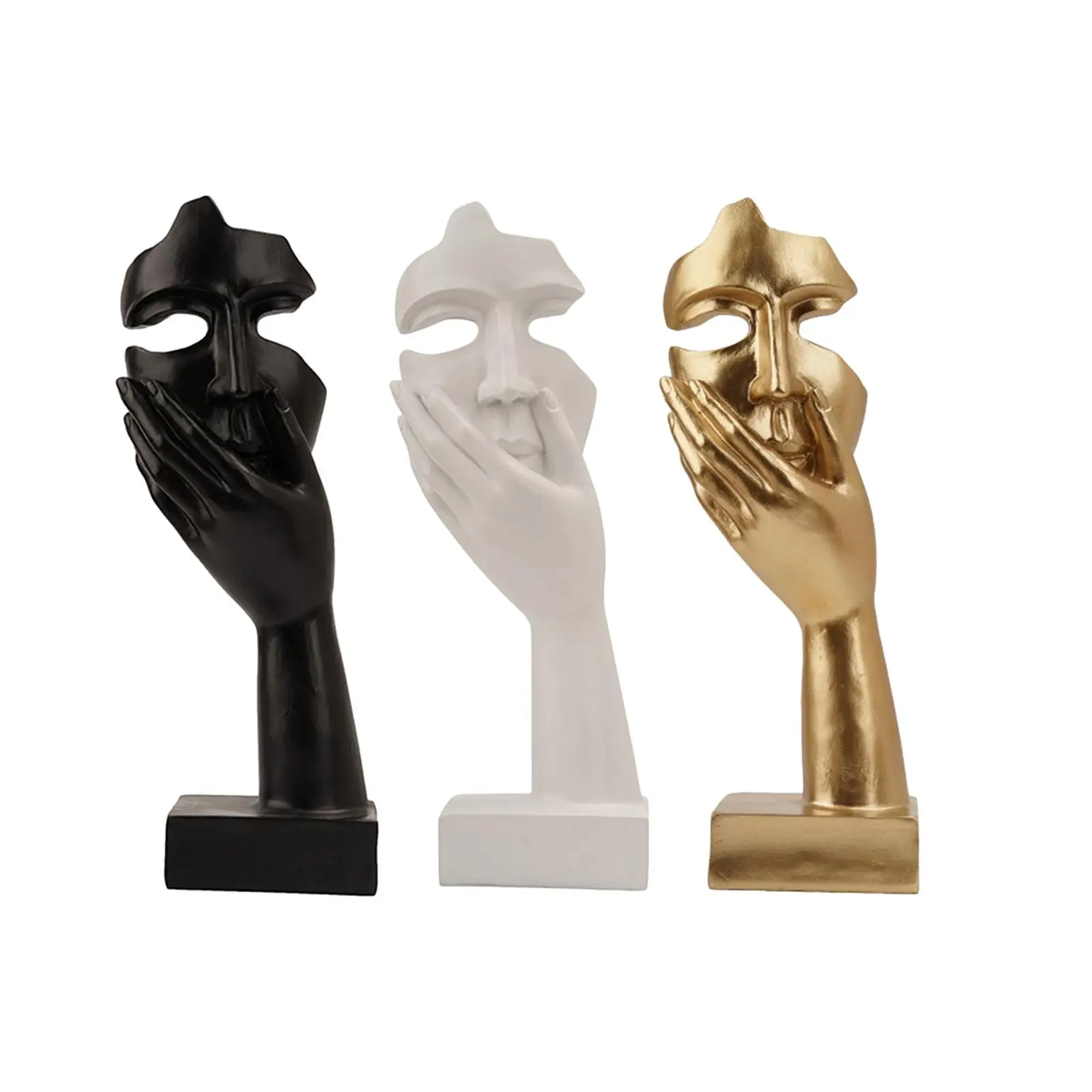 

Women Face Art Statue Thinker Statues for Home Room Bedroom