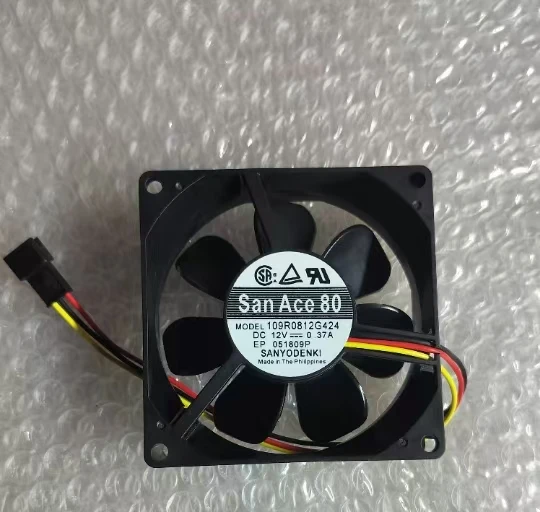 Фото Новый для Sanyo 8025 8 см 109R0812G424 12 В 0,37 А блок питания корпуса охлаждающий вентилятор №1