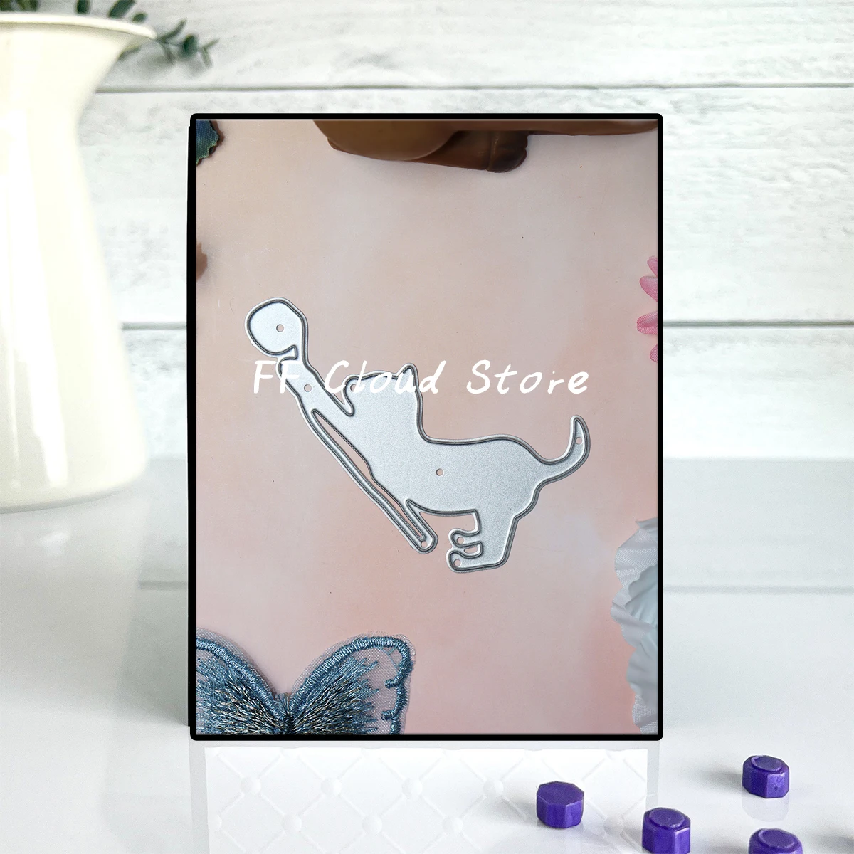 Вырубные штампы в виде кота сделай сам поздравительная открытка фотографический