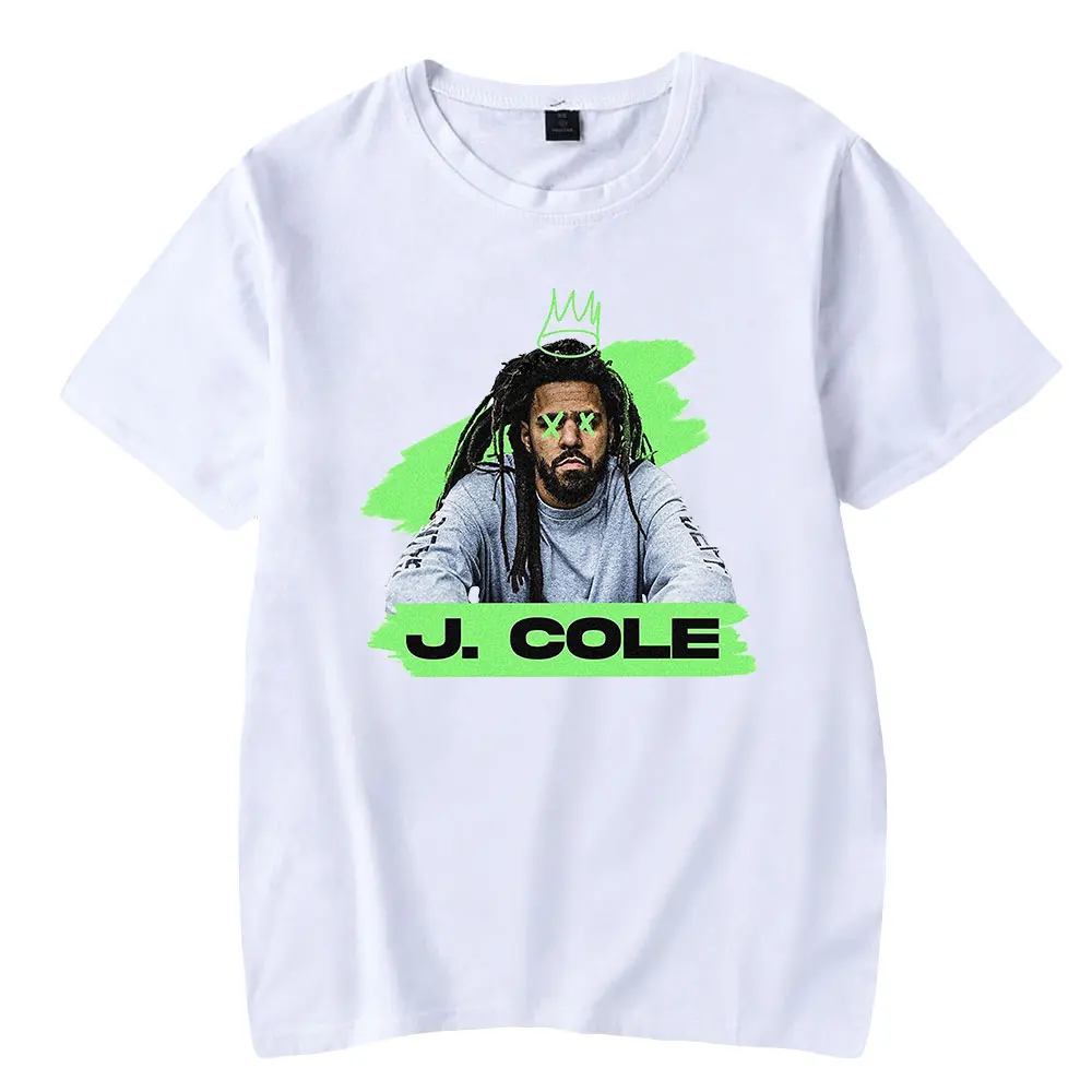 

Модная футболка J Cole для женщин и мужчин, летняя футболка с коротким рукавом, Повседневная Уличная футболка унисекс